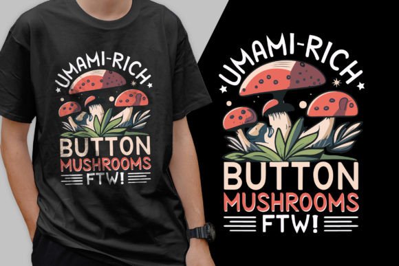 Download Umami Rich Mushrooms Stylish T-shirt SVG - Rich Collection