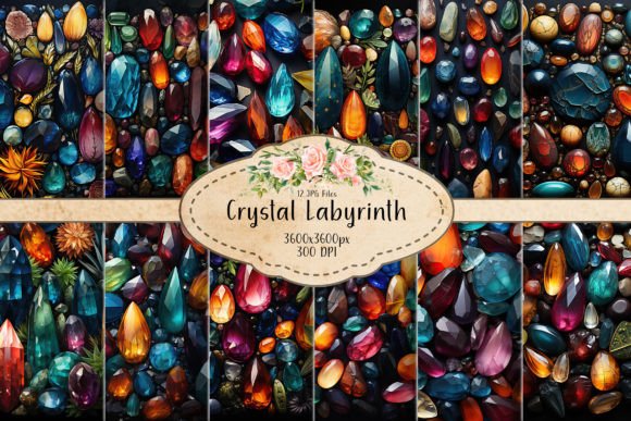 Download Dazzling Gemstone Mosaic - Dazzling Collection