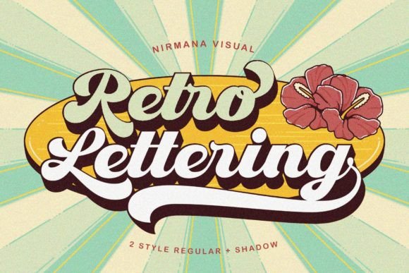Download Retro Lettering - Retro lettering Collection