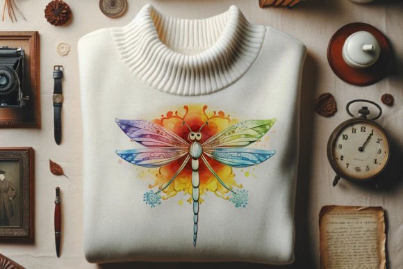 Download Dazzling Dragonfly Amidst Flowers - Dazzling Collection